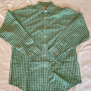 Brooks Brothers Non-Iron Gingham Shirt - Green